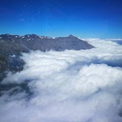 Verortung via Georeferenzierung der Kamera: Aufgenommen in der Nähe von Savoyen, Frankreich in 3500 Meter